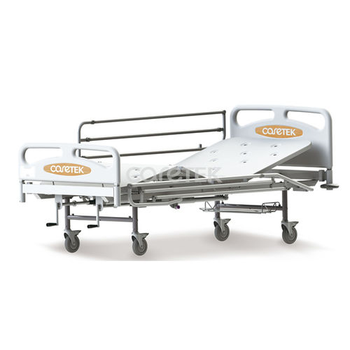 Pflegebett - B400-88N - Caretek Medical - manuell / höhenverstellbar / auf Rollen