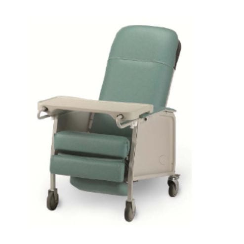 Neigbarer Ruhesessel - IH6074A - Caretek Medical - manuell / auf Rollen / mit Fußstütze