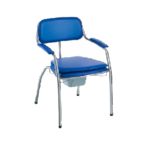 Garderobenstuhl mit Armlehnen - H450 - Caretek Medical - mit Eimer / Toilette