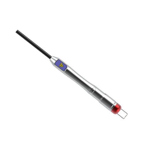 Handstück für medizinischen Laser - Nail Fungus - Dimed Laser Technology - Laser / gerade / Aluminium