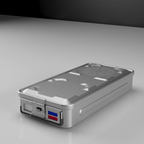 Sterilisationscontainer für Instrumente - SY.E series - Uzman Medical Equipments - perforiert / anodisiertes Aluminium