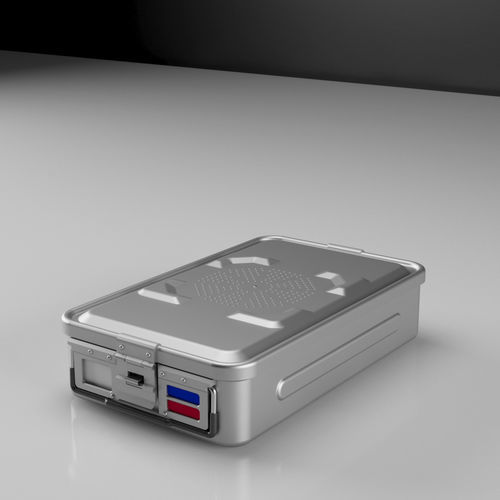 Sterilisationscontainer für Instrumente - SY.C series - Uzman Medical Equipments - perforiert / anodisiertes Aluminium