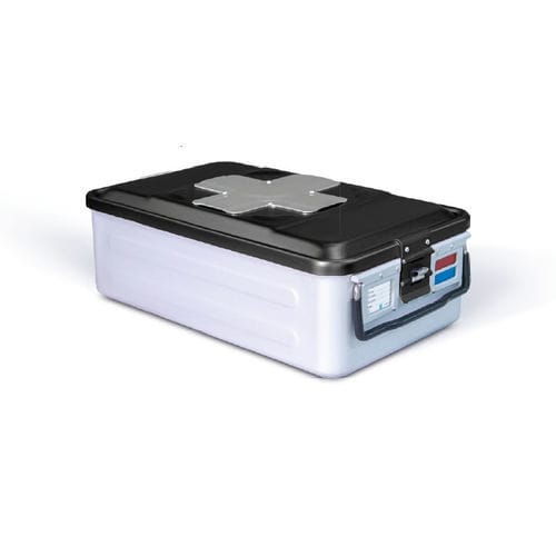 Sterilisationscontainer für Instrumente - SY.BB 10.10  - Uzman Medical Equipments - Aluminium / anodisiertes Aluminium / Edelstahl