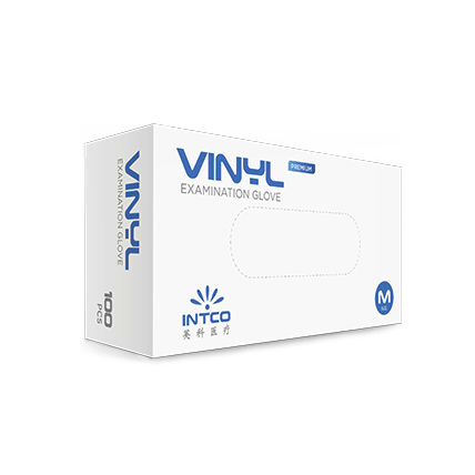 Vinylhandschuh - VG-101,  - INTCO Medical - medizinisch / puderfrei / hypoallergen