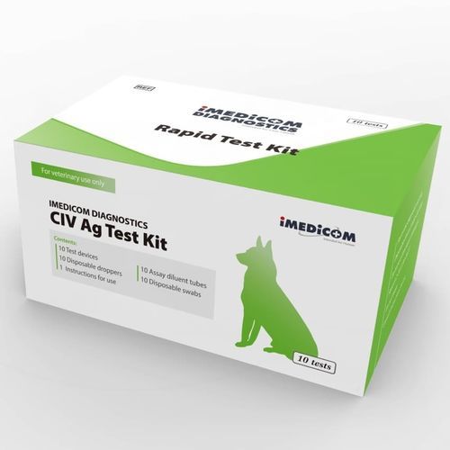 Testkit für Infektionskrankheiten - IMEDICOM - Hundegrippe / für Hunde / Antigene