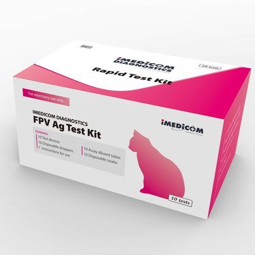 Testkit für Infektionskrankheiten - IMEDICOM - für Katzen / Antigene / Parvovirus