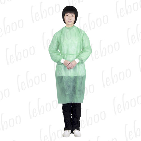 Unisex-Besucherkittel - N30x series - Leboo Healthcare - Einweg / grün