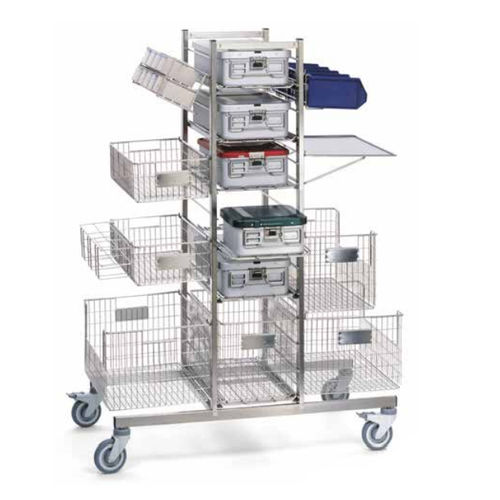 Sterilisationswagen - 2 220 87 18 - PCM HABILCLASS - Medi.Caddie® - medizinisch / für Kliniken / für Sterilisationsmaterial