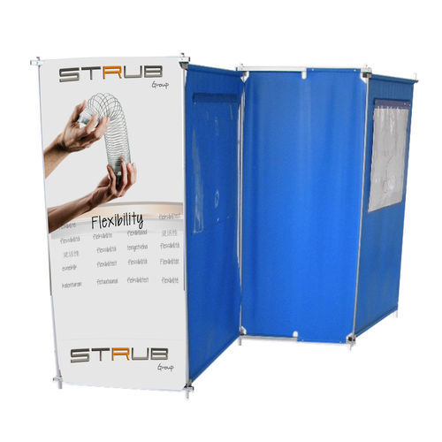Zusammenklappbarer Medizinischer Bettschirm - SAMY - STRUB GMBH - mobil / tragbar / 3 Flügel