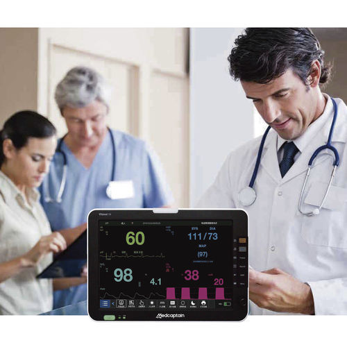 Kompakter Patientenmonitor - Medcaptain Medical Technology - modular / Nacht / 12-Kanal-EKG