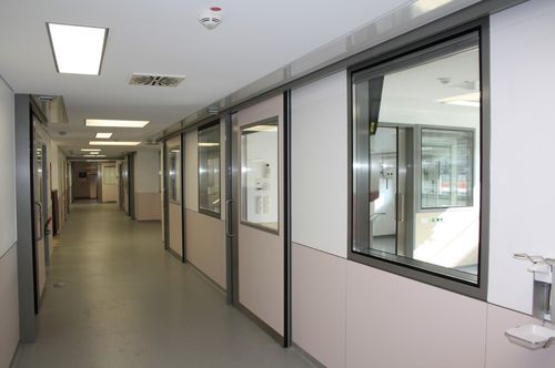 Strahlenschutztür - CLEAN K3-A - record portes automatiques - für Krankenhaus / Labor / für die Pharmaindustrie