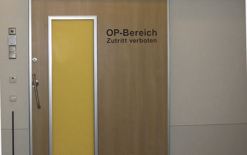 Schutztür - CLEAN K1-A Pb - record portes automatiques - Strahlenschutz / für Krankenhaus / hermetisch dicht
