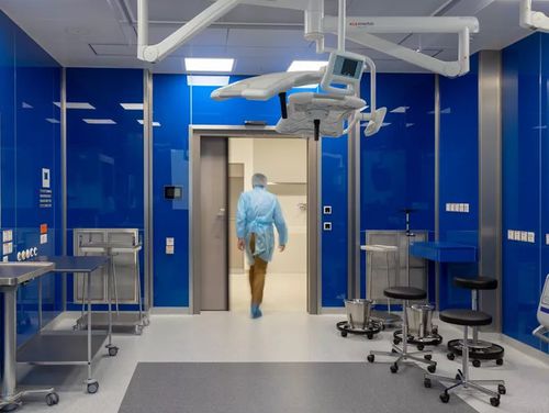 Schutztür - CLEAN K1 T30 - record portes automatiques - für Krankenhaus / Schiebe / hermetisch dicht