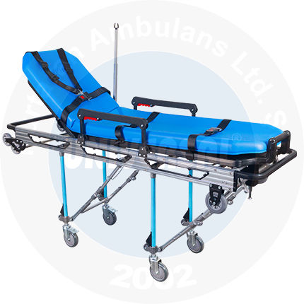 Transport-Fahrtrage - KS001 - KURTARAN AMBULANS - für Krankenwagen / manuell / höhenverstellbar