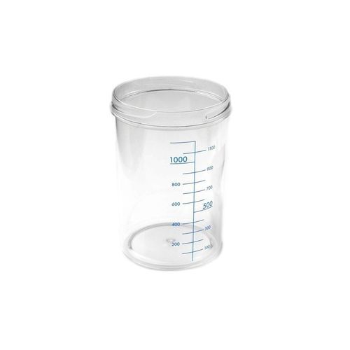 Absaugbehälter für Körperflüssigkeiten - 048 – 210003 - MEDUTEK - aus Polycarbonat / autoklavierbar