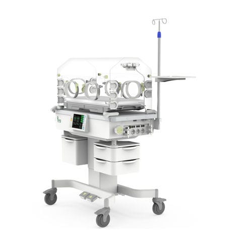 Inkubator für Neugeborene auf Rollen - EcoLa3000  - BNG MEDICAL INSTRUMENTS - höhenverstellbar / Trendelenburg / mit Touchscreen