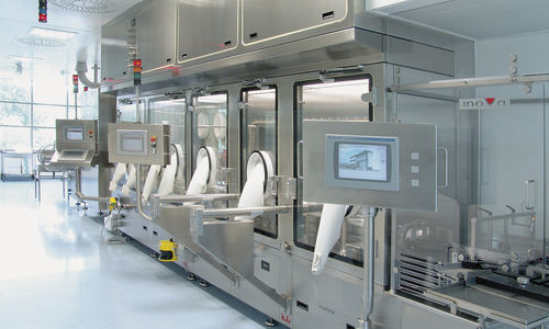 Isolator zum Füllen - Metall + Plastic - für Reinraum / ISO Klasse 5 / bodenstehend