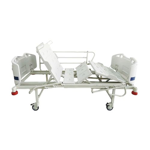Krankenhausbett - MYS-502BN - Meyosis - mechanisch / mit Räderblockiersystem / vierteilig