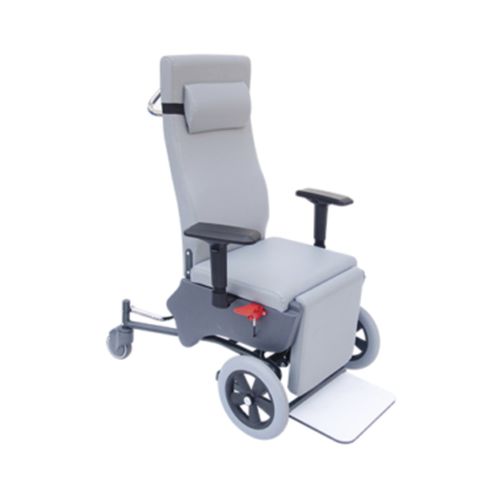 Patienten-Transportstuhl / für den Innenraum - MYS-1050N - Meyosis - für Außenbereich / mit verstellbarer Rückenlehne / auf Rollen
