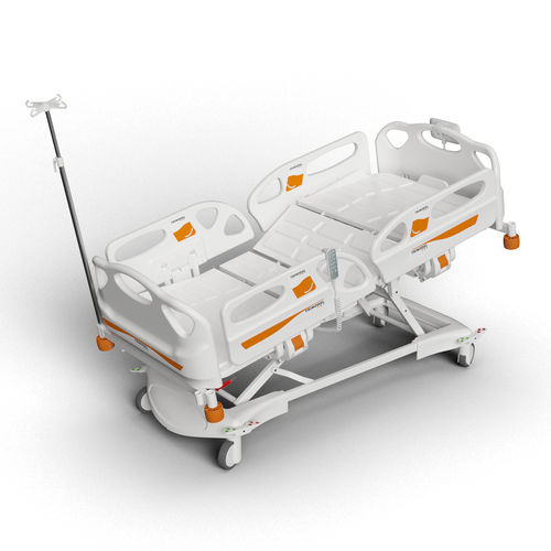 Krankenhausbett - DE 4000X PLUS - Trinodal - elektrisch / Trendelenburg / höhenverstellbar