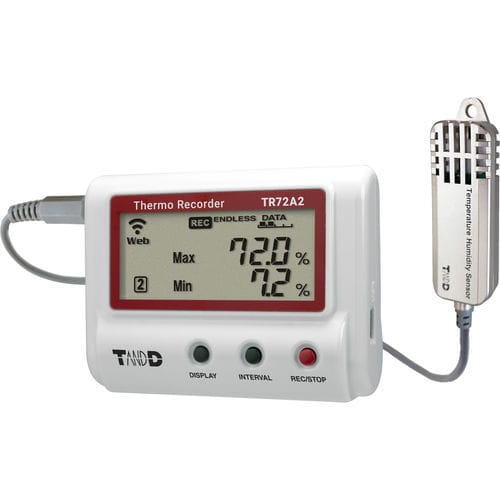 Temperatur-Datenlogger - TR72A2-S - T&D Corporation - Feuchte / Labor / für Pharmazieprodukte