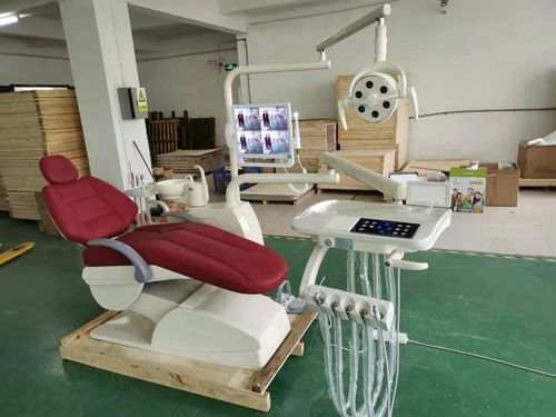 Dentaleinheit mit elektrisch bedientem Stuhl - FD-780 - Hunan Fude Technology - tragbar / mit Monitor / mit LED-Licht