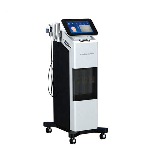 Einheit zur mechanischen Exfoliation - Leader-L6 - Hunan Fude Technology - Ultraschallpeelinggerät / Hautverjüngungseinheit  mit Laser / Mikrodermabrasionsgerät