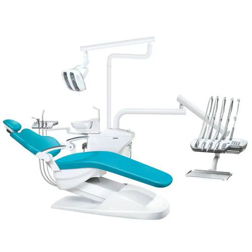Dentaleinheit mit elektrisch bedientem Stuhl - S620 - Hunan Fude Technology - mit flexiblem Kopfstück / mit Instrumententräger / mit LED-Licht