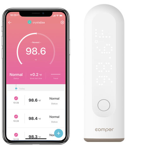 Fieberthermometer - Smart  - Comper Healthcare - Infrarot / Stirn / Fühler