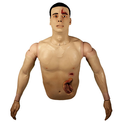 Patientensimulator für intraossäre Infusion - KGS-TFX-APL-AE-1 - TraumaFX Solutions, Inc. - zur Versorgung von Schusswunden / Atemwegsmanagement / Traumazustände