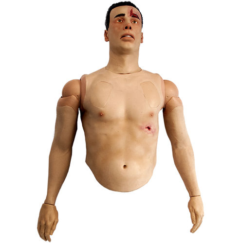Patientensimulator zur Versorgung von Schusswunden - KGS-TFX-EMITT-ASU-1 - TraumaFX Solutions, Inc. - für die Ausbildung / Atemwegsmanagement / Notfall