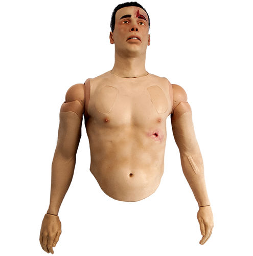 Patientensimulator für taktischen Kampf - KGS-TFX-EMITT-TMU-1 - TraumaFX Solutions, Inc. - für die Ausbildung / für Intubation / Atmung