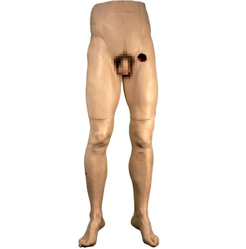 Patientensimulator für intraossäre Infusion - KGS-TFX-EMITT-ASL-1 - TraumaFX Solutions, Inc. - zur Versorgung von Schusswunden / Traumazustände / Unterkörper