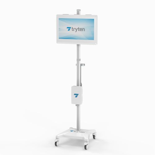Telemedizinwagen für Video Konferenz - S5 - Tryten Technologies - höhenverstellbarer / gesichert / mit Touchscreen