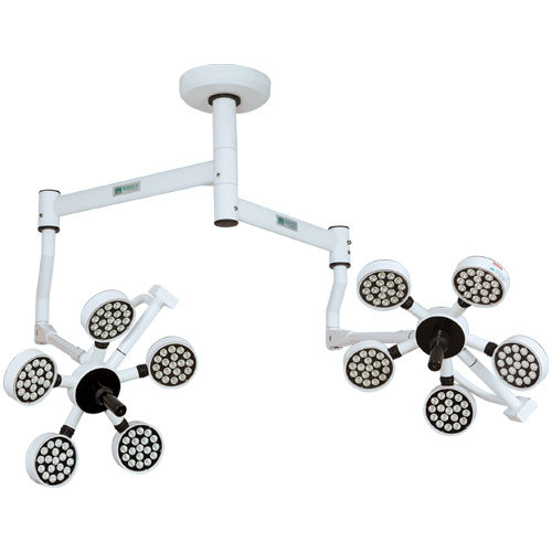 Deckenmontierte OP-Leuchte - Z 500 + 500 - Meditech India - LED / mit 2 Armen / 92