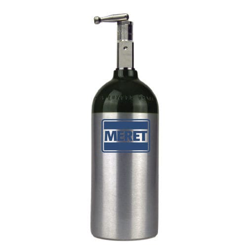 Sauerstoff-Medizingasflasche - M9 - Meret - O2 / Aluminium / grün