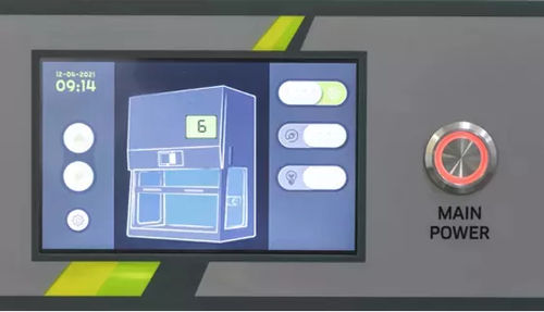 Luftgeschwindigkeits-Kontrolleinheit - VA-FLA-CI - TopAir Systems, Inc. - für Abzugshauben / digital / mit Touchscreen