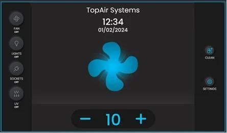 Luftgeschwindigkeits-Kontrolleinheit - BASIC - TopAir Systems, Inc. - für Abzugshauben
