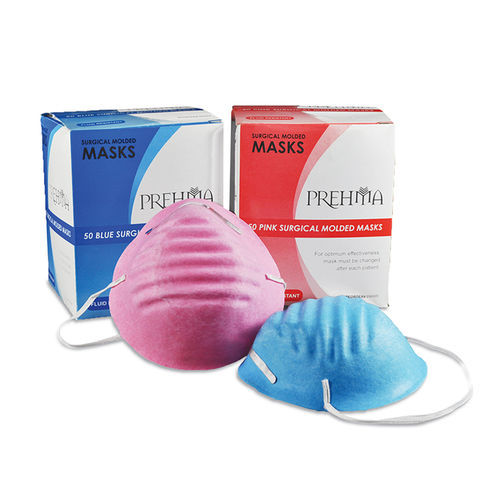 OP-Maske / ohne Latex - 10-17010 - Keystone Vet - für Kinder / schalenförmig / 50er-Packung
