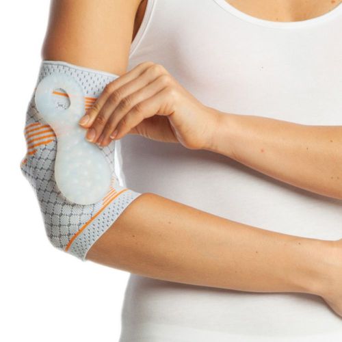 Ellbogen-Stützbandage - OP-631 - Medimport - mit Epicondylus-Geleinlage