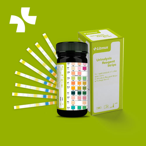 Urinanalyse-Teststreifen - Litmus Medical Supply - Ketoazidose / Hämaturie / Protein