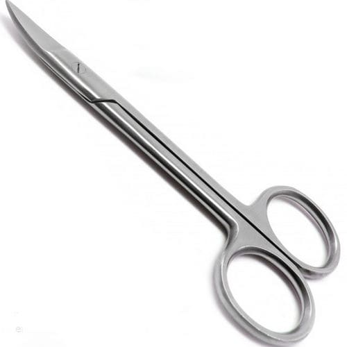 Schere für Dentalkronen - SC-11-4-2403-01 - Smith Care - für Humanmedizin / gebogen