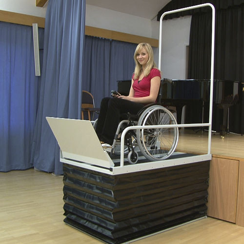 Rollstuhl-Plattformlift - Liftboy 1 - Lehner Lifttechnik - für Gebäude