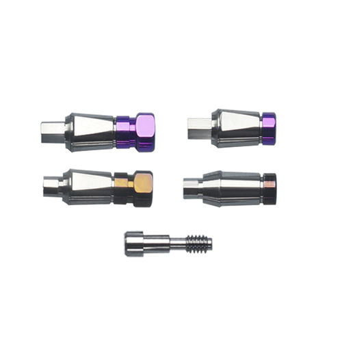Konisches Implantat-Abutment - Shanghai LZQ Precision Tool - PEEK / konisch / mit Außenverbindung