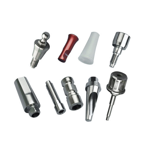 Implantat-Abutment / Titan - Shanghai LZQ Precision Tool - mit Außenverbindung / gewinkelt