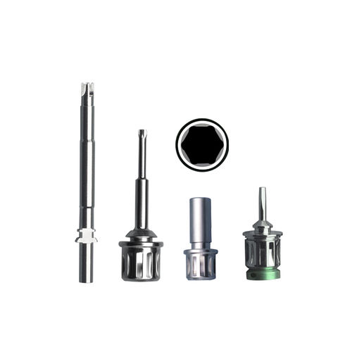 Dentaler Schrauber / Führung - 0.8 - Shanghai LZQ Precision Tool - Ratsche / Drehmoment / sechseckig