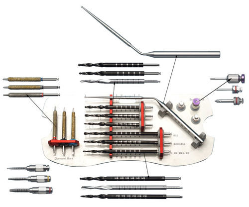 Universeller Bohrer - Shanghai LZQ Precision Tool - für Kiefer- und Gesichtschirurgie / Edelstahl