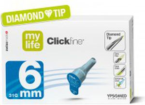 Insulininjektionsnadel - mylife Clickfine®  - MyLife - gesichert / Pen