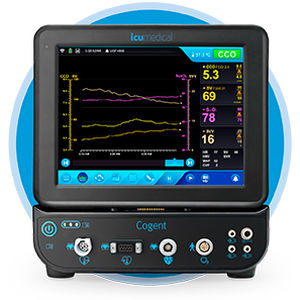 Kompakter Multiparameter-Monitor - Cogent™ - ICU Medical - EKG / NIBP / SpO2