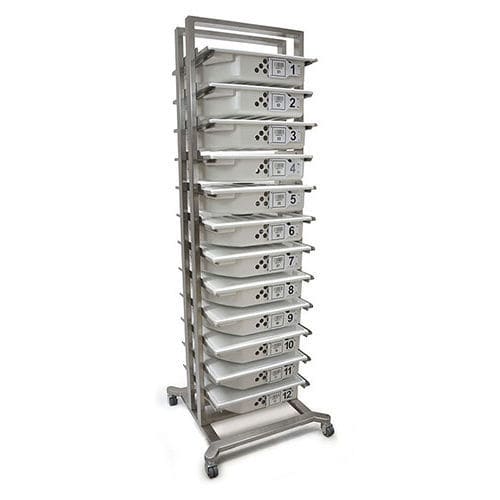 Halter für Endoskope - RACK12™ - MDG Engineering - für Laparoskopie-Training / Labor / Lager